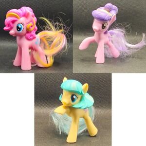 MY LITTLE PONY Lot of 3 Figures 3" Hasbro McDonalds Happy Meal Toys 2016 MLP